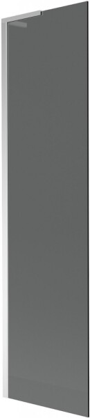 MEXEN/S - Next L vaňová zástena FIX 50 x 150, grafit, chróm 895-050-000-03-40-01