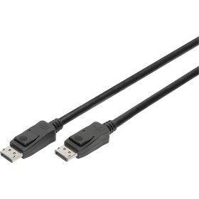 Digitus DisplayPort prepojovací kábel Konektor DisplayPort, Konektor DisplayPort 3.00 m čierna AK-340106-030-S pozlátené kontakty, dvojžilový tienený, tienenie; AK-340106-030-S