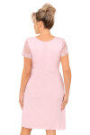 Nočná košeľa Livia Plus Powder Pink - Donna XXXL