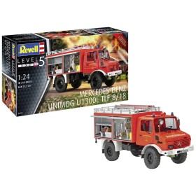 Revell 07512 Mercedes-Benz Unimog U 1300 L Feuerwehr TLF 8/18 model ťahača, stavebnica 1:24; 07512