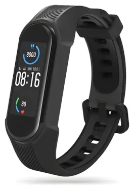 Tech-Protect Armor Strap čierna / Remienok / pre XIAOMI Mi SMART Band 5/6/7 / NFC