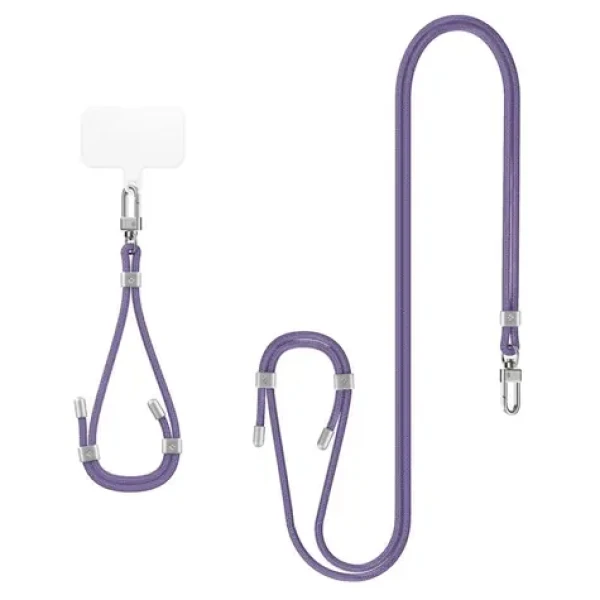 Spigen Universal Set 2 Cross Body Strap + Wrist Strap + ConTag2 deep purple (AFA08363)