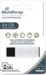 MediaRange MediaRange MR1901 pamięć USB 64 GB USB Typu-A 3.0 Čierny, strieborný