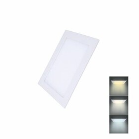 Solight LED mini panel CCT podhľadový 6W štvorcový / 450lm / 3000K / 4000K / 6000K (8592718028480)