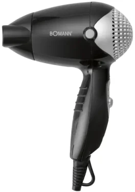 Bomann HT 8002 CB čierna/biela / Fén na vlasy / 1200W / 2 teploty (680029)