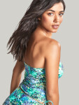 Plavky Cape Verde Bandeau Tankini wild animal SW1661