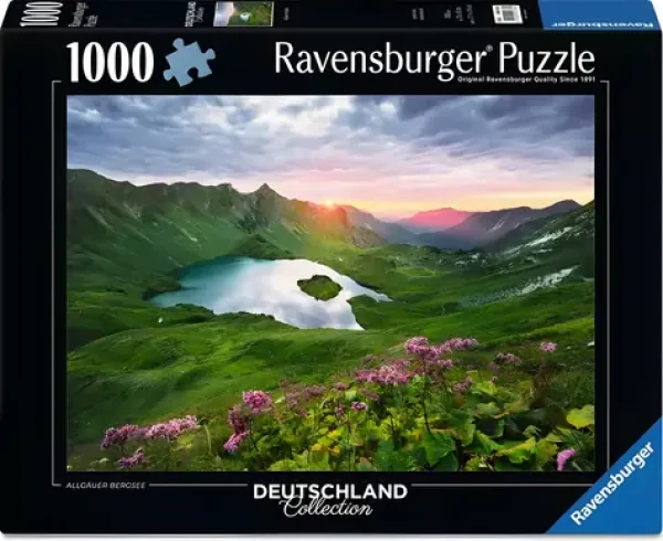 Ravensburger Puzzle Horské jazero v Allgäu