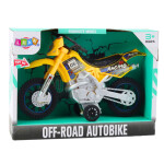 Mamido Motorka Crossbike Off-Road s efektmi žltá