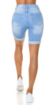 Sexy Highwaist used look Jeans Shorts denimblue