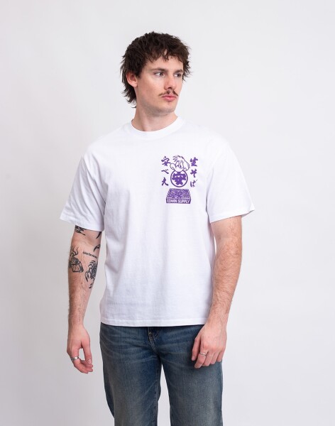Edwin Soba Yasubé TS White garment washed M