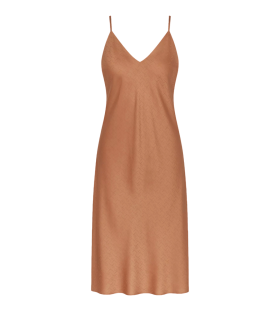 Dámska nočná košeľa Silky Sensuality J NDW 01 X - BROWN - svetlohnedá 6403 - TRIUMPH BROWN 40