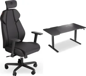 Endorfy Meta + Atlas L čierna / Herný set / stôl 150 × 78 cm / nosnosť stola 80 kg / nosnosť stoličky 120 kg (M-9120930)