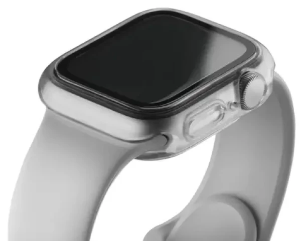 HAMA Case priehľadná / Ochranné púzdro / Apple Watch 10/11 42 mm / tvrdené sklo / Snap-On (00210942)