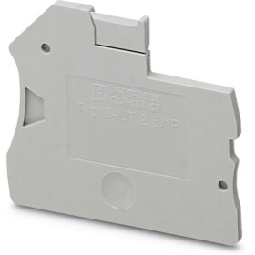 End cover D-UT 2,5/1P 3047154 Phoenix Contact; 3047154