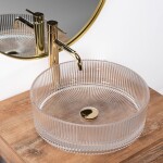 REA - Umývadlo na dosku Ingrid Transparent REA-U0278