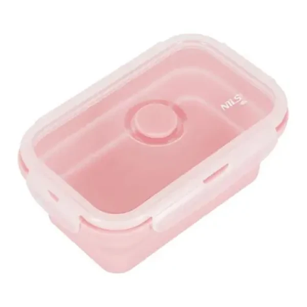 NILS Camp NC4105 500ml ružový / Skladací desiatový box (5908261683091)
