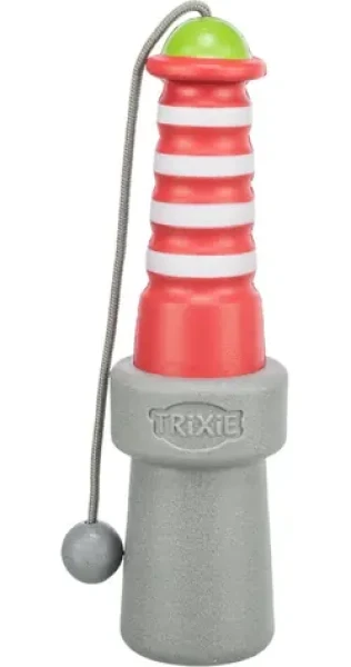 TRIXIE Aqua Toy Maják červenobiela / Plávajúca hračka pre psov / TPR / o 26 cm (TX33455)