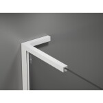 MEXEN/S - Velar L sprchovací kút, posuvné dvere 110 x 85, grafit, biela 871-110-085-43-20