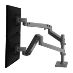 Ergotron LX Pro Dual Stacking Arm sivá / Stolné rameno pre 2 monitory (45-690-293)
