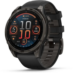 Garmin Fenix 8 AMOLED 47 mm, Sapphire Carbon Gray DLC Titanium Black