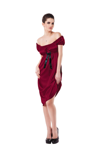 DKaren Plus Size Slip Anabel Crimson Crimson