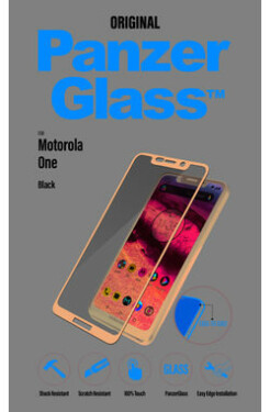 PanzerGlass Tvrdené sklo pre Motorola One čierna (5711724065163)