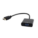 Gembird adaptér HDMI-A (M) na VGA (F) + 3.5 mm audio kábel / čierna (A-HDMI-VGA-03)