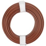 Donau Elektronik 150-018 opletenie / lanko, 1 x 0.50 mm², hnedá, 10 m; 150-018