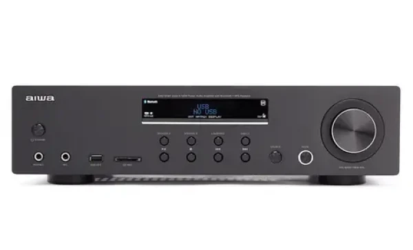 Aiwa AMU-120BTBK čierna / AV receiver / 2.0 / 120W / USB / BT (AMU-120BTBK)