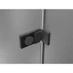 MEXEN/S - Lunar-F L sprchový kút skladacie dvere ľavá 95 x 70, transparent, grafit metal 836L-095-070-95-00-L