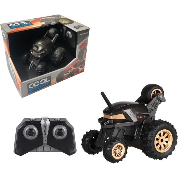 Alltoys Kaskadérske RC auto mini čierne s 5 kolesami