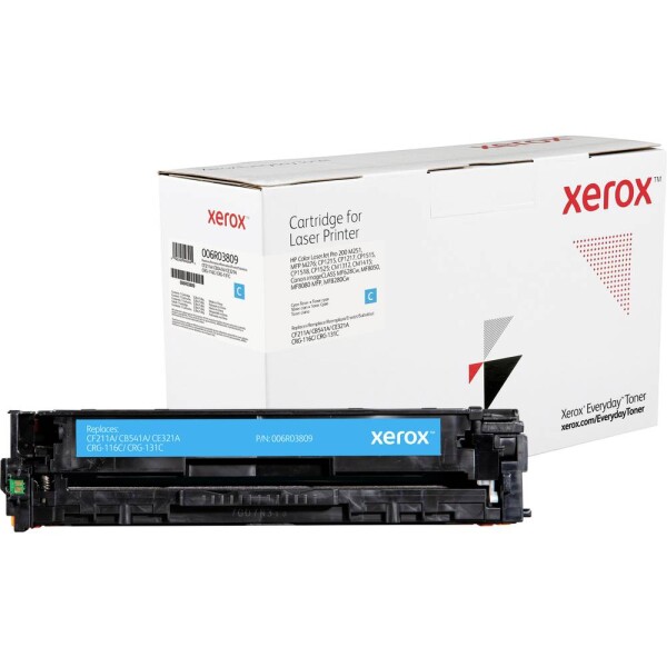 Xerox Everyday™ Toner toner náhradný HP, Canon 131A, 125A, 128A, CF211A, CB541A, CE321A, CRG-116C, CRG-131C zelenomodrá 1800 Seiten kompatibilná náplň do; 006R03809