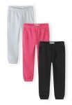 Dievčenské tepláky s elastickým pásom a sťahovacou šnúrkou 3pack Minoti 30FLEECE153 - 134/140 | 9/10let