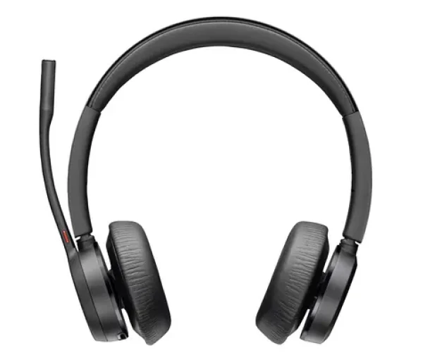 Poly Voyager 4320 Teams čierna / Bezdrôtová náhlavná súprava / mikrofón / dve slúchadlá / Bluetooth 5.1 / USB-C/A (7Y211AA)