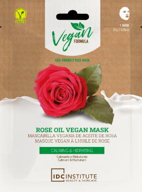 IDC Institute - Pleťová maska Vegan s ružovým olejom Pleťová maska 25 g