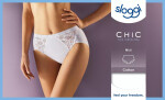 Dámske nohavičky Chic Midi - WHITE - biele 0003 - SLOGGI WHITE 46