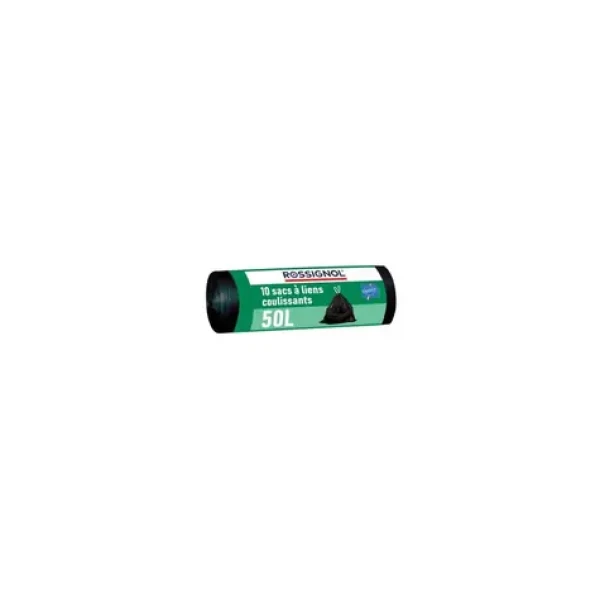 Rossignol Bagy 99139 čierne / Vrecká do koša 50 L / balenie 10 ks / 28 µm (3019920991395)