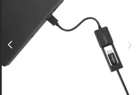 Targus ACC110401GLX USB kábel - 24 pin USB-C (F) na typ USB A (M) - USB 3.0 10 cm (ACC110401GLX)