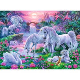 Ravensburger - Puzzle - Jednorožce pri západe slnka /150 dielikov/ od 7 rokov