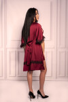 Dámsky župan LivCo Corsetti Fashion Housecoat Claret