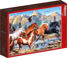 ALIPSON Puzzle Divokí a slobodní