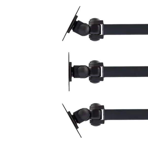 Lindy flexibilný nástenný držiak pre LCD monitory čierna / Držiak / VESA / nosnosť 10 kg / dosah od steny 410 mm (40765)