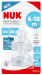 NUK FC+ cumlík FLOW Control 6-18m. 2 ks