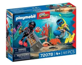 Playmobil® Action Heores 72078 Policajný potápač s pokladom
