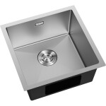 MEXEN - Trixo oceľový drez 1-bowl 440 x 440 mm, nerez 6413441000-01