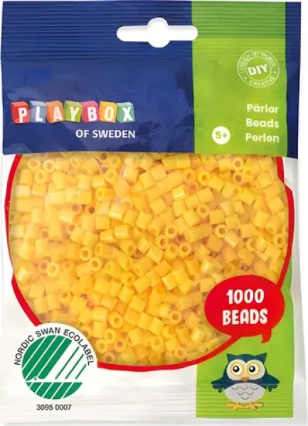 PLAYBOX Zažehľovacie korálky žlté (2456538)