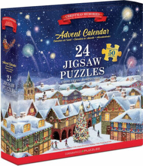 EUROGRAPHICS Puzzle Adventný kalendár: Vianočné spomienky