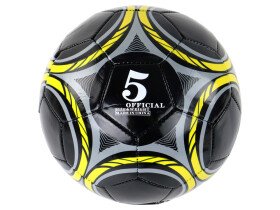 Mamido Čierna futbalová lopta 24 cm veľkosť 5