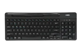 Kallisto SMART čierna / Bezdrôtová klávesnica / Bluetooth + RF / Plná veľkosť / AAA batérie (IKC3010B)