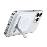 Baseus LUXZ010002 Skladací magnetický stojan držiak pre Apple iPhone biela MagSafe LUXZ010002